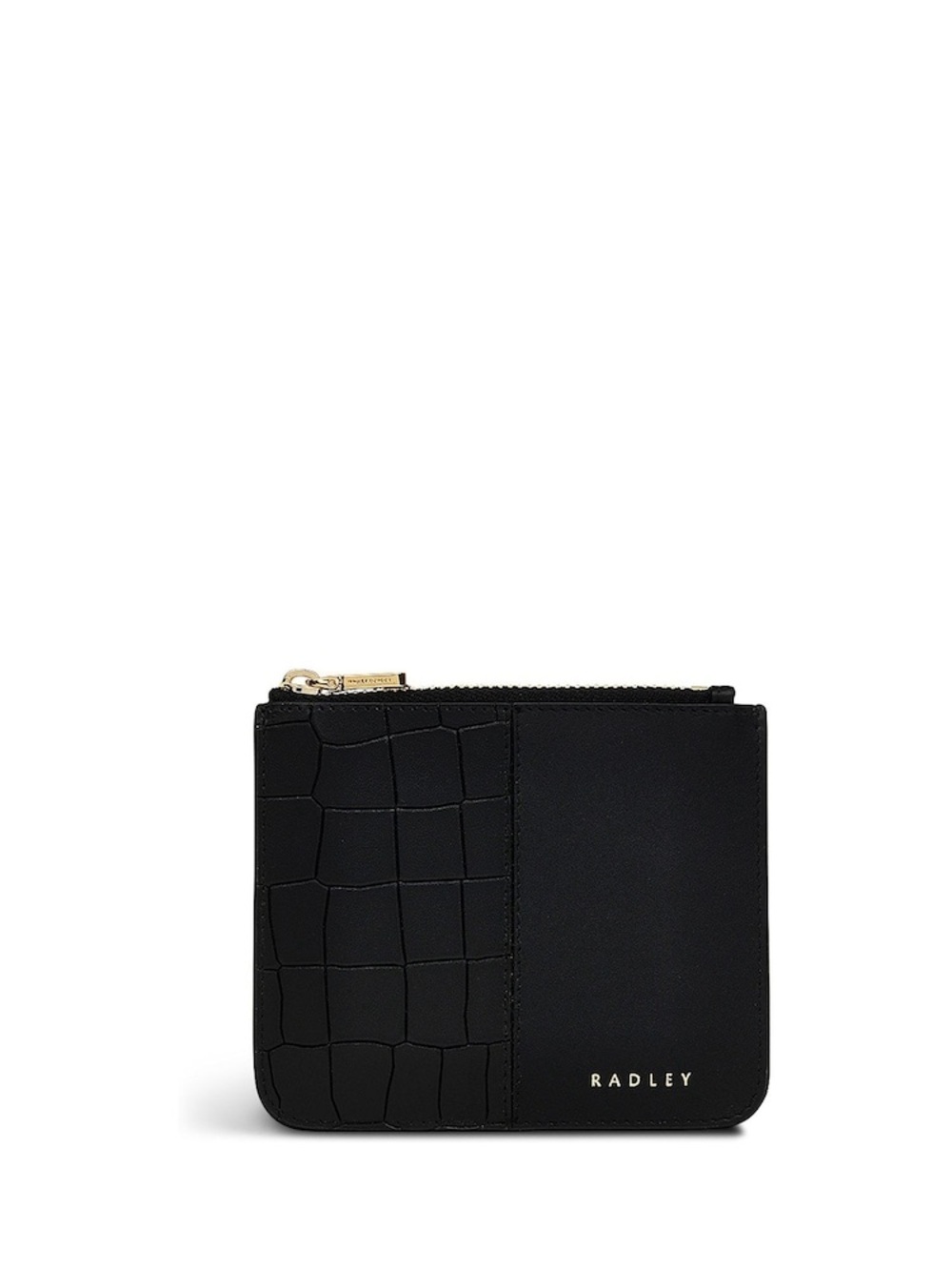 Radley Black London Small Mount Row Ziptop Coin Purse